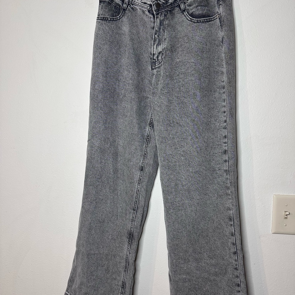 DR2 Black and White Patterned Jeans